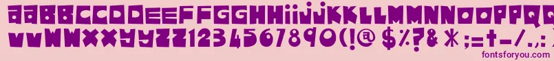 More about AsamKelubi Font AsamKelubi Font – Purple Fonts on Pink Background
