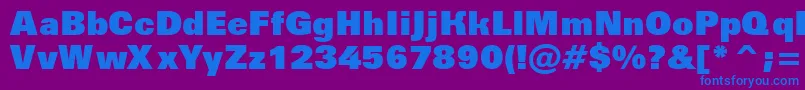 En savoir plus sur la police AGroticextrablack Police AGroticextrablack – polices bleues sur fond violet