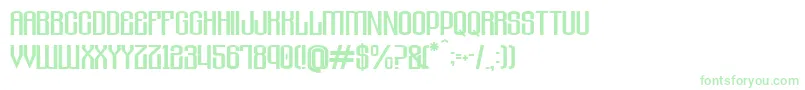 Czcionka SolaceforsadistRegular – zielone czcionki