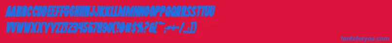 fuente Wolfbrothersboldital – Fuentes Azules Sobre Fondo Rojo