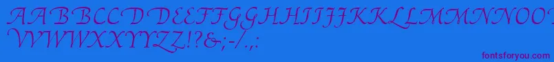 Más sobre la fuente AriadneRoman fuente AriadneRoman – Fuentes Moradas Sobre Fondo Azul