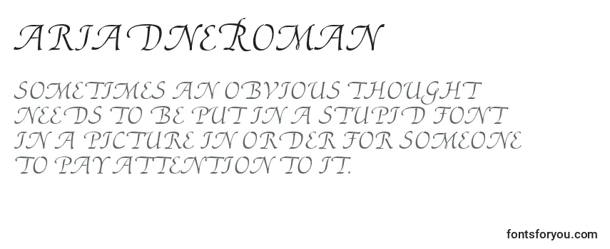 Шрифт AriadneRoman