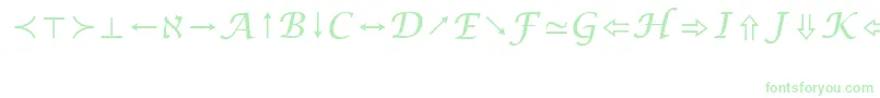 Weitere Informationen zur LucidaBrightMathSymbolRegular-Schriftart LucidaBrightMathSymbolRegular-Schriftart – Grüne Schriften auf weißem Hintergrund