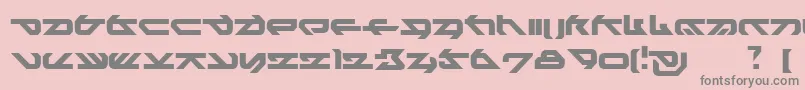 フォントHeikoNormal – ピンクの背景に灰色の文字