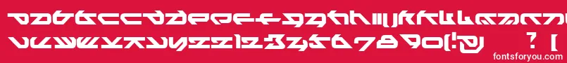 フォントHeikoNormal – 赤い背景に白い文字