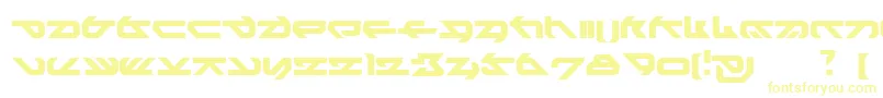 HeikoNormal Font – Yellow Fonts on White Background