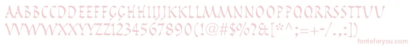 PompeijanaLtRoman Font – Pink Fonts on White Background