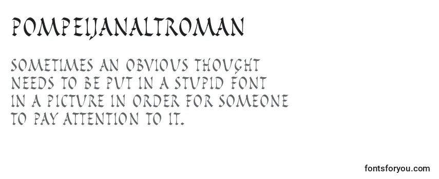 PompeijanaLtRoman Font