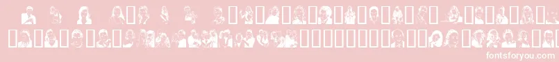 Sunnydal Font – White Fonts on Pink Background