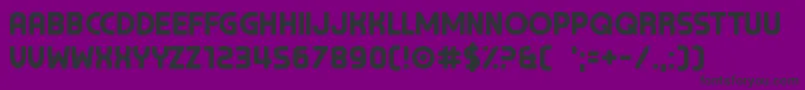 Police ChocolateCavalcade – polices noires sur fond violet