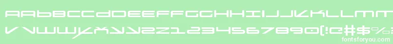 Oramacl Font – White Fonts on Green Background