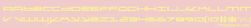 Oramacl Font – Yellow Fonts on Pink Background
