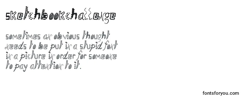 SketchbookChallenge Font