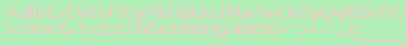 CaudexBold Font – Pink Fonts on Green Background