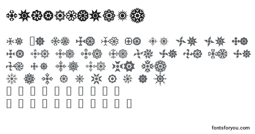 Schriftart Cirkledingz – Alphabet, Zahlen, spezielle Symbole