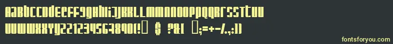 More about Glaring Font Glaring Font – Yellow Fonts on Black Background