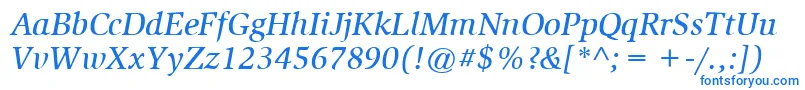 ItcSlimbachLtMediumItalic Font – Blue Fonts