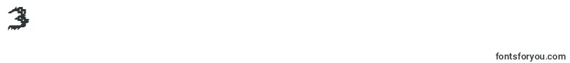 Heats586-Schriftart – Schriften für die Ziffer 3
