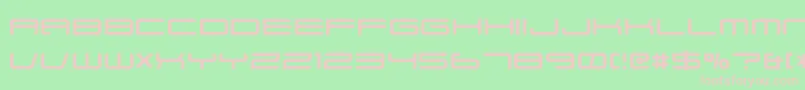 Ft88Normal Font – Pink Fonts on Green Background