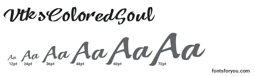 VtksColoredSoul3 Font Sizes