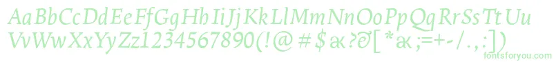 LeksaproItalic Font – Green Fonts