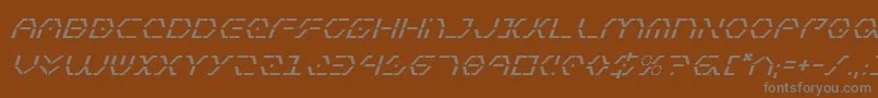 Шрифт Zetasentryi – серые шрифты на коричневом фоне