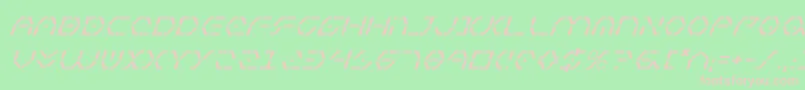 Zetasentryi Font – Pink Fonts on Green Background