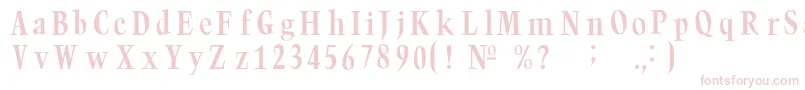 Trumpc Font – Pink Fonts on White Background
