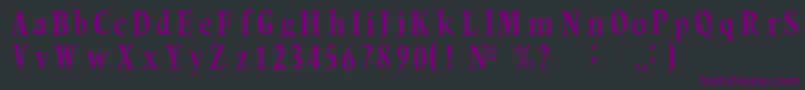 Trumpc Font – Purple Fonts on Black Background