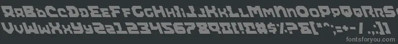 Airali Font – Gray Fonts on Black Background
