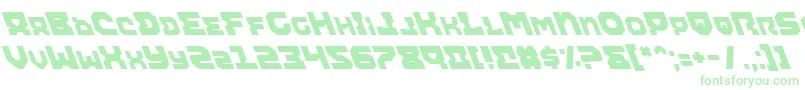 Шрифт Airali – зелёные шрифты на белом фоне