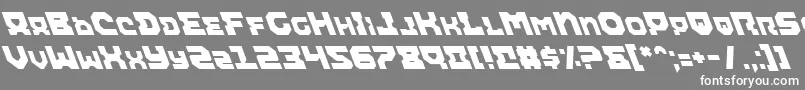 Шрифт Airali – белые шрифты на сером фоне