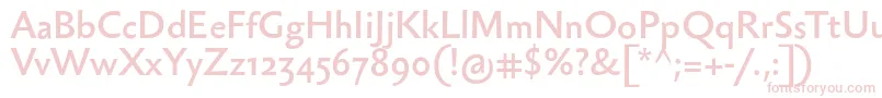 Czcionka SebastianlightBold – różowe czcionki