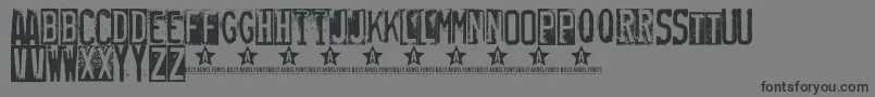 More about Rubberstamp Font Rubberstamp Font – Black Fonts on Gray Background
