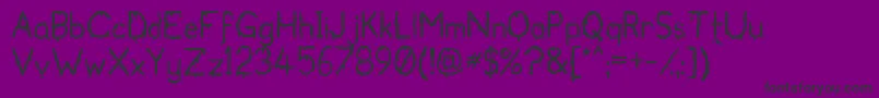 fuente Bloodgutter2000 – Fuentes Negras Sobre Fondo Morado