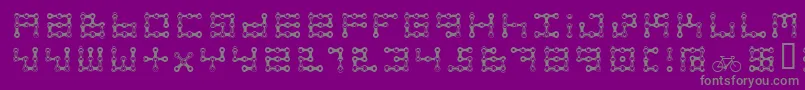 More about FkChain Font FkChain Font – Gray Fonts on Purple Background
