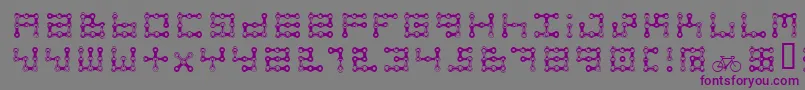 More about FkChain Font FkChain Font – Purple Fonts on Gray Background