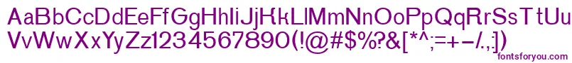 P152Semibold Font – Purple Fonts on White Background