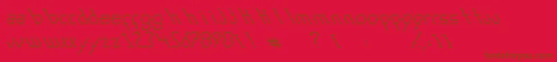 Lisätietoja ExansElements-fontista ExansElements-fontti – ruskeat fontit punaisella taustalla
