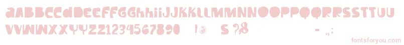 Vtkstilt Font – Pink Fonts on White Background