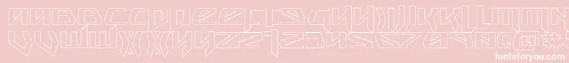 Snubfightero Font – White Fonts on Pink Background