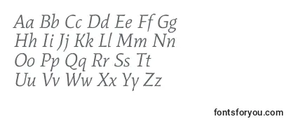 Обзор шрифта MateItalic