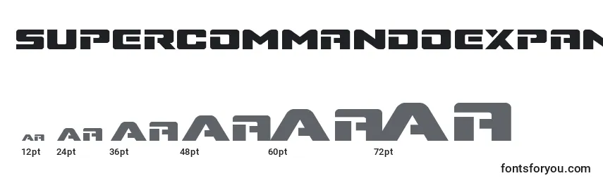 Supercommandoexpand Font Sizes