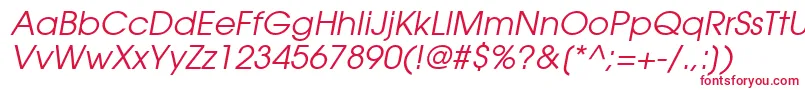 ItcAvantGardeGothicLtBookOblique Font – Red Fonts