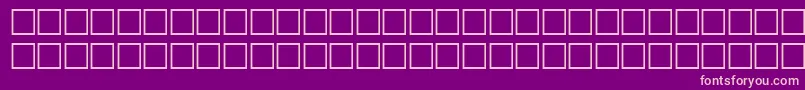 GlasnostdemiboldfwfRegular Font – Pink Fonts on Purple Background