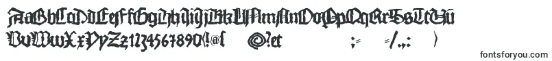 Monkswriting-fontti – Alkavat M:lla olevat fontit
