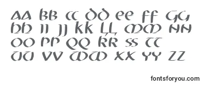 Обзор шрифта Mkuncialeobliquefs