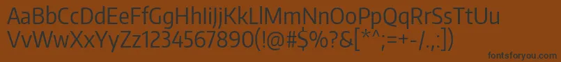 EncodesanscondensedRegular Font – Black Fonts on Brown Background
