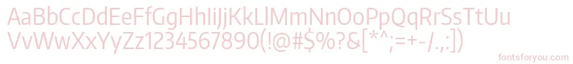 EncodesanscondensedRegular Font – Pink Fonts on White Background