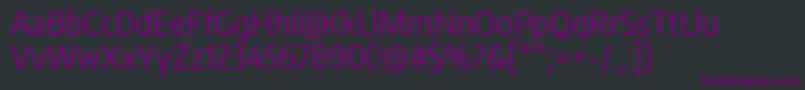 EncodesanscondensedRegular Font – Purple Fonts on Black Background